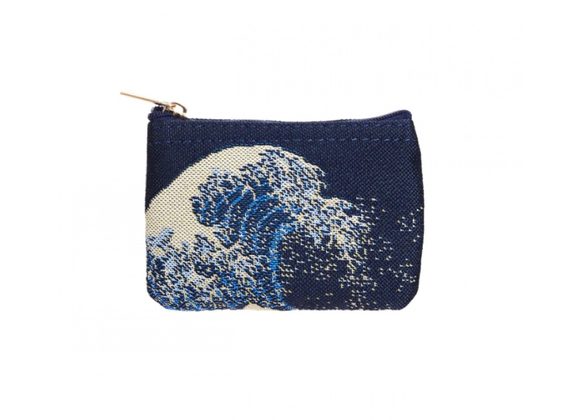 The British Museum Great Wave Off Kanagawa Zip Coin Purse by Signare