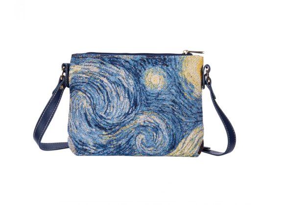 Van Gogh Starry Night  - Cross Body Bag by Signare
