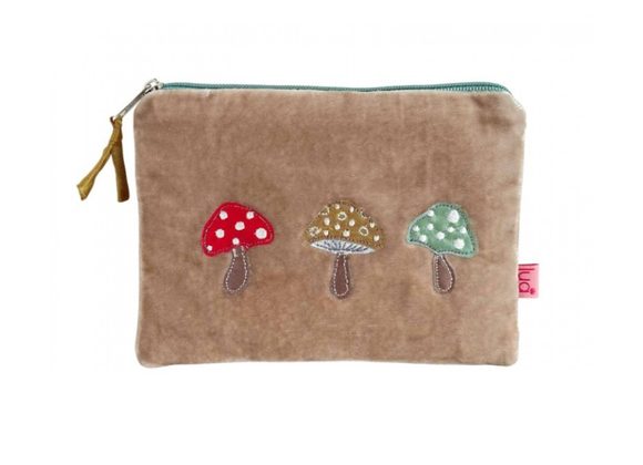 Pale Mink Mushroom Purse by Lua