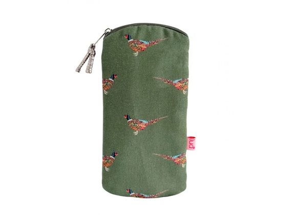 Pheasant Glasses Pouch - Olive
