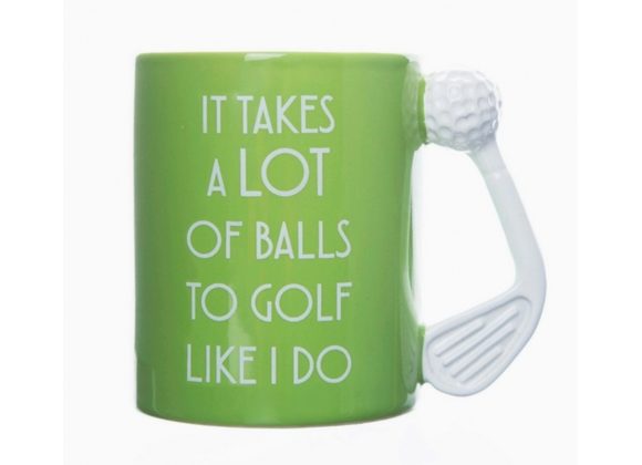 Golf Mug Takes A Lot of Balls Mug