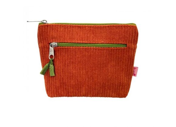 Dark Orange -  2 Zipped Purse by Lua