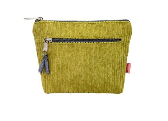 Citrus Corduroy - 2 Zipped Purse by Lua