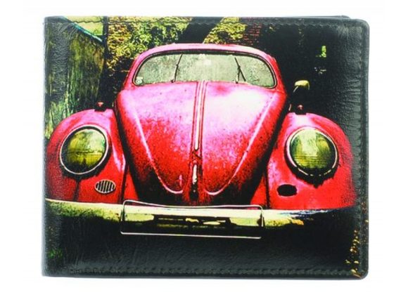 Red Car Wallet by Golunski with RFID Protection