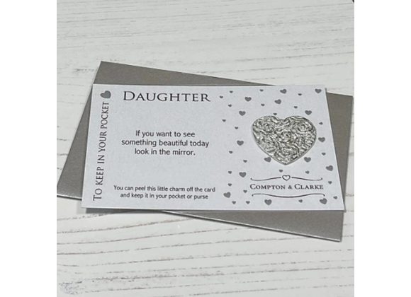 Daughter - Pocket Charm By Compton & Clarke