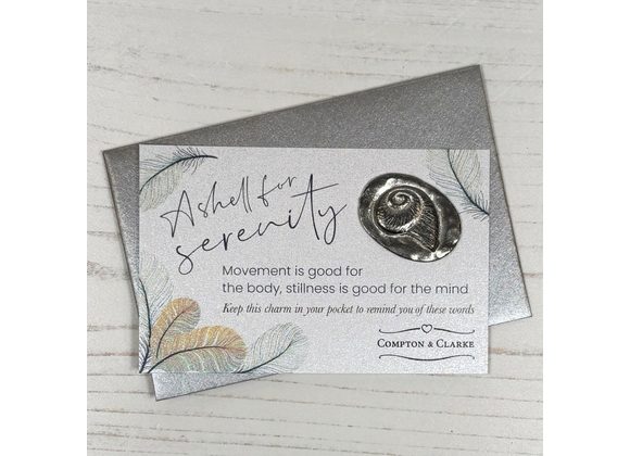 A shell for serenity - Pocket Charm by Compton & Clarke