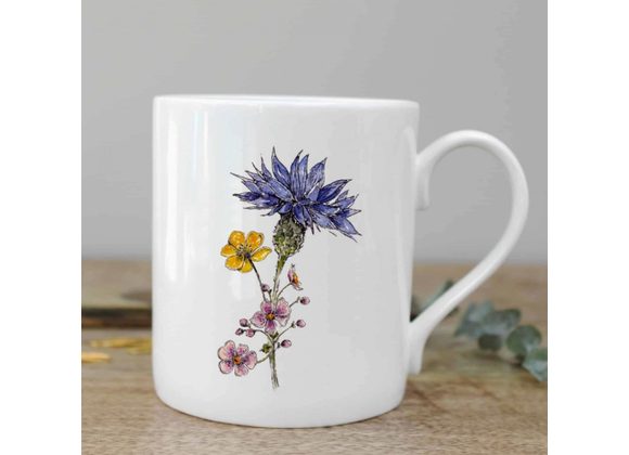 Cornflower Fine Bone China Mug by Toasted Crumpet