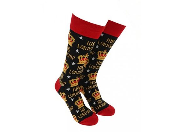 His Lordship Socks by Sock Society - Black