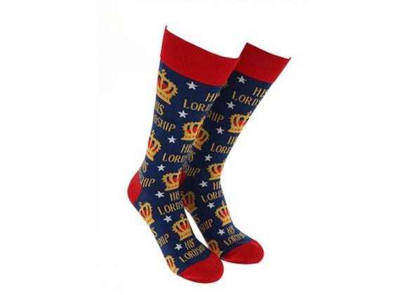 His Lordship Socks by Sock Society - Blue