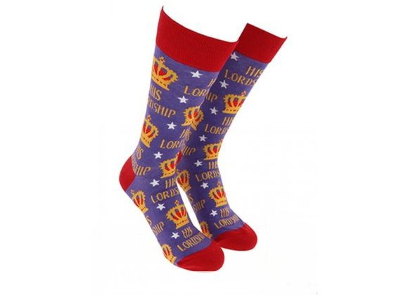 His Lordship Socks by Sock Society - Mauve