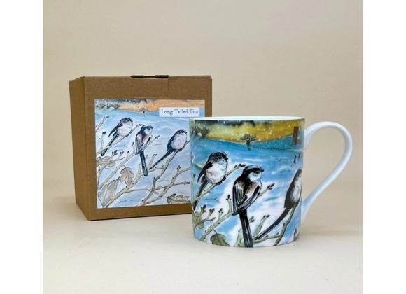 Long-Tailed Tits Bone China Mug by Heaven Scent