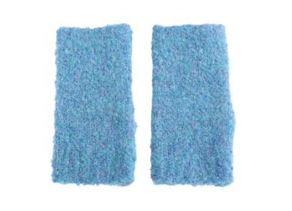 Blue Fingerless Mittens / Gloves