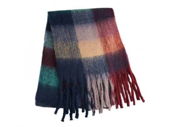 Tartan Scarf - Navy