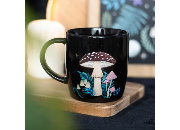 Forest Mushroom Print Mug