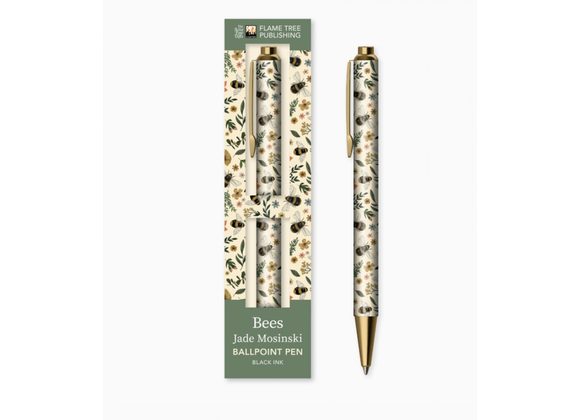 Jade Mosinski: Garden Bees Boxed Decorative Ballpoint Pen
