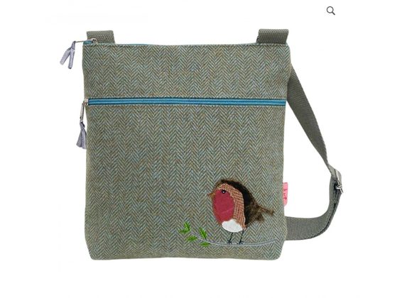 Robin Cross Body Messenger Bag by Lua – Fern Herringbone