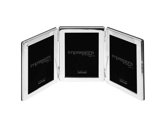 Triple Silverplated Frame Flat Edge - 4