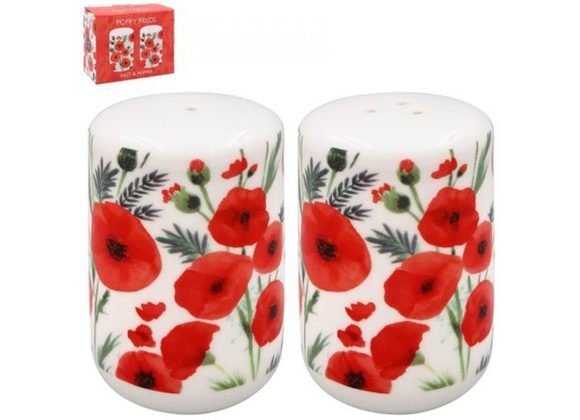 Poppy Salt & Pepper Pots
