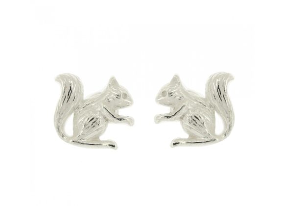  925 Silver Squirrel stud Earrings