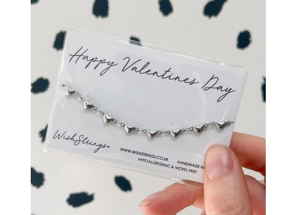 Valentines Day Bracelet by Wishstrings