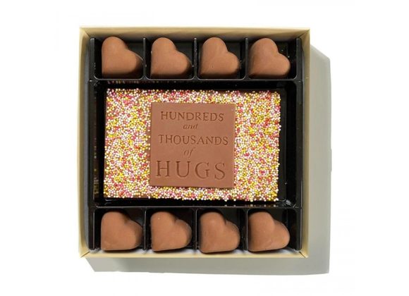 Chocolate Hundreds and Thousands of Hugs, by Choc on Choc