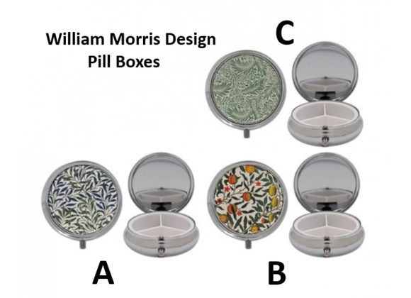 William Morris design Pill Box