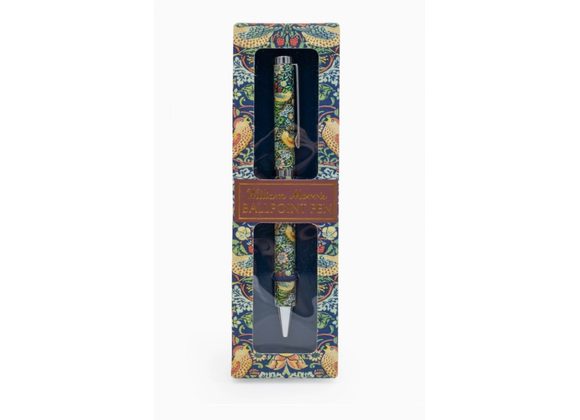 William Morris Strawberry Thief Ballpoint Pen in Gift Box