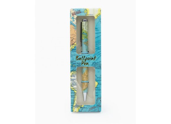 Map design Ballpoint Pen in Gift Box
