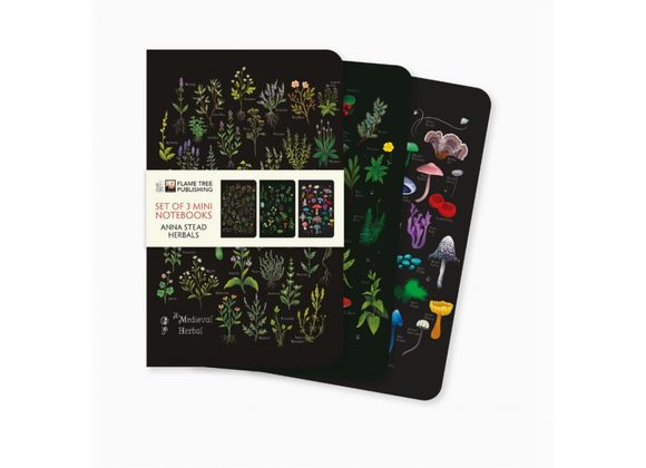Anna Stead: Herbals Set of 3 Mini Notebooks