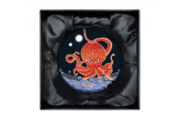OCTOPUS Crystal Paperweight
