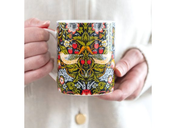 STRAWBERRY THIEF design Fine Bone China Mug