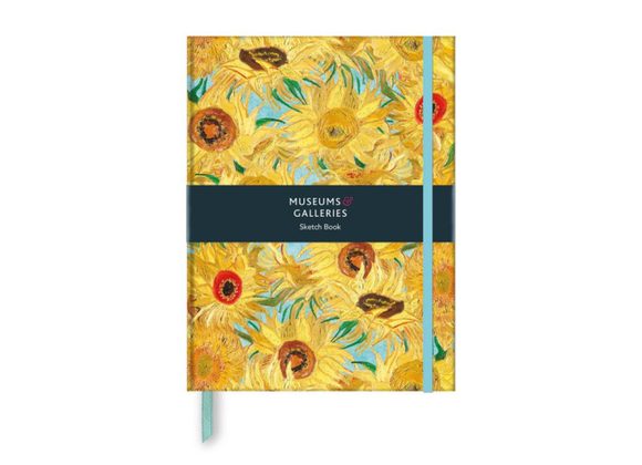 VASE WITH TWELVE SUNFLOWERS Sketchbook