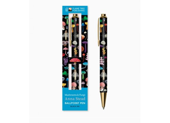 Anna Stead: Mushrooms & Fungi Boxed Decorative Ballpoint Pen