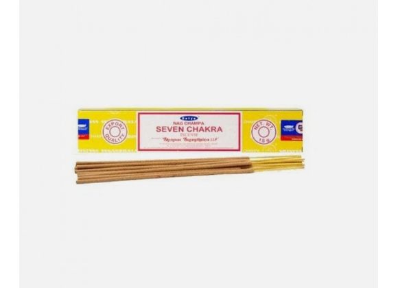 Satya Nag Champa Seven Chakra Incense Sticks 15g