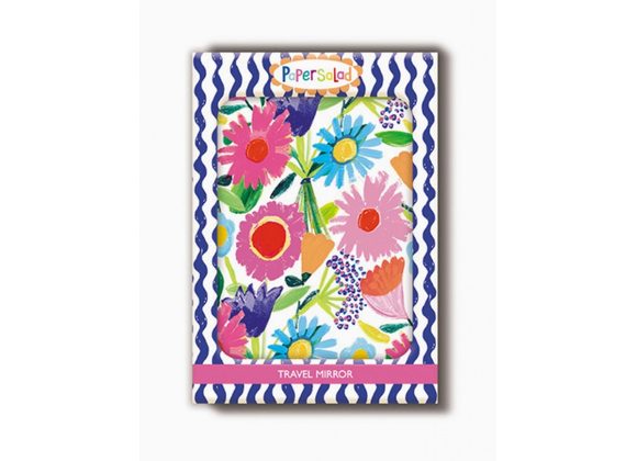 Bright Flowers Travel Compact Mirror
