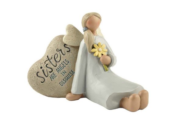 Sisters Are Angels In Disguise - Feather & Grace 