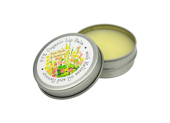 Rose Blush & Geranium Lip Balm by Heaven Scents Summer Range