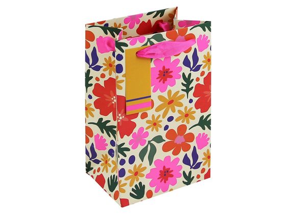 Modern Floral, Small Gift Bag