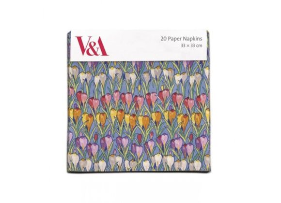Row of Crocuses Paper Napkins