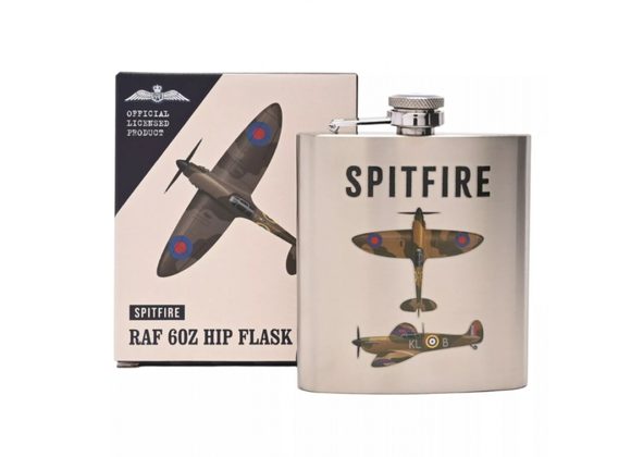 RAF 6oz Hip Flask - Spitire