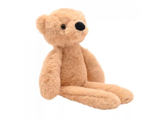 Hudson The Long Leg Plush Light Brown Teddy Bear