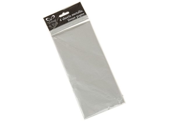 4 Pack Silver Tissue 