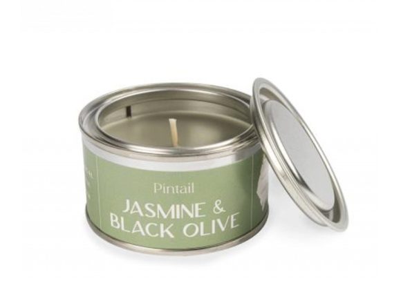 Jasmine & Black Olive Pintail Scented Candle