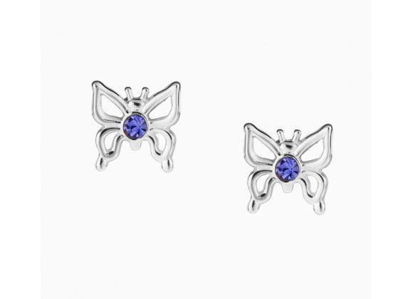 925 Silver Butterfly stud Earrings