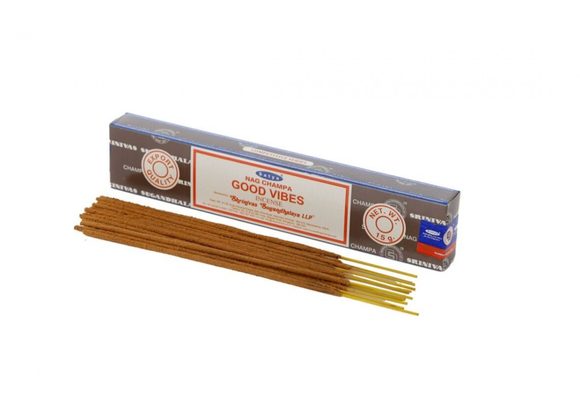 Satya Good Vibes Nag Champa Incense Sticks 15g