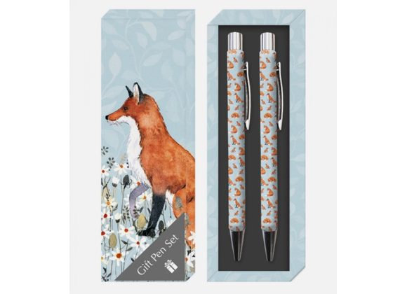 Fox Gift Pen set by The Gifted Stationery Co