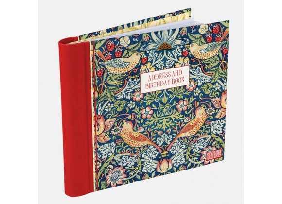 Strawberry Thief Address & Birthday Book by The Gifted Stationery Co