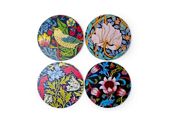 William Morris Set of 4 Cork Coasters