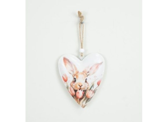 Hanging fRabbit Heart Decoration