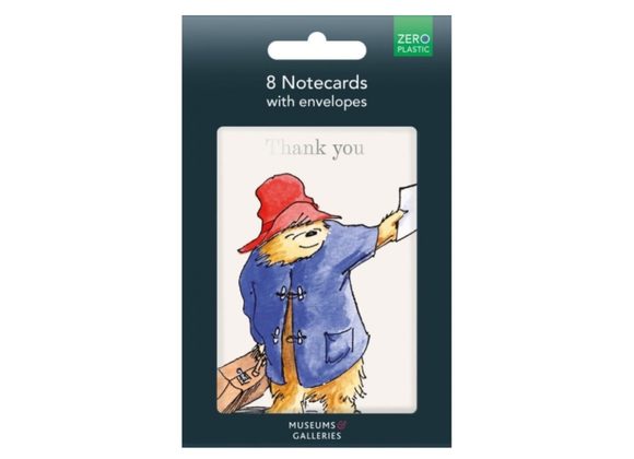 Paddington Bear Thank You Notecards with Envelopes